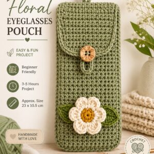 Crochet Eyeglasses Pouch Pattern Pdf