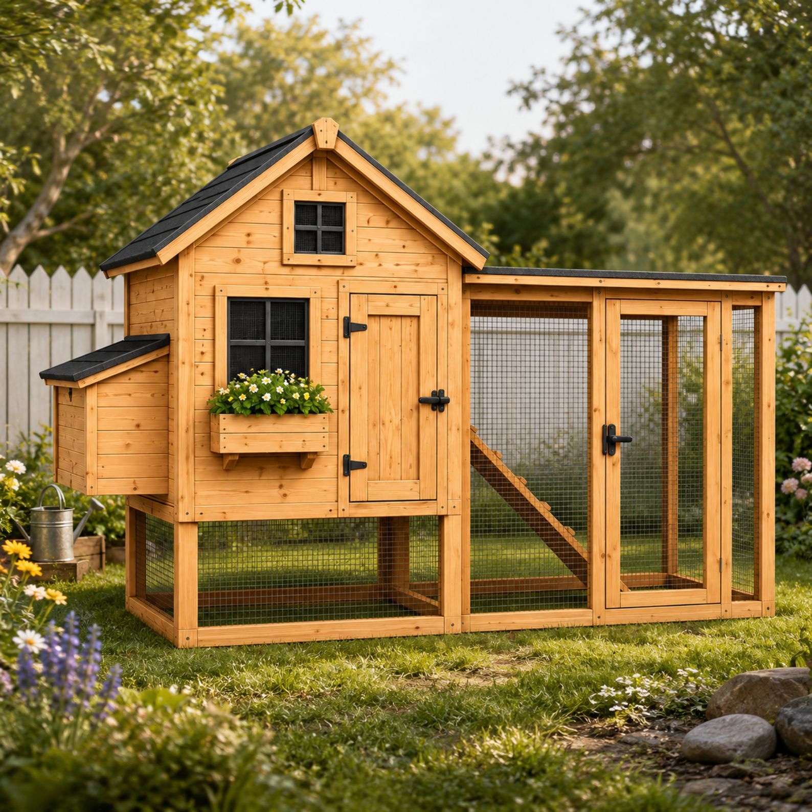 Chicken Coop Plans with Run – DIY Backyard Hen House PDF | Beginner-Friendly Woodworking Plans - Image 8